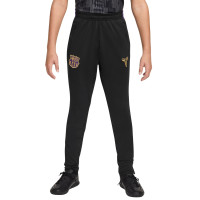 Pantalon d'entraînement Nike FC Barcelona Strike 2026-2027 pour enfants, noir, violet, or