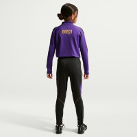 Pantalon d'entraînement Nike FC Barcelona Strike 2026-2027 pour enfants, noir, violet, or