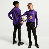 Survêtement Nike FC Barcelona Strike 1/4-Zip 2026-2027 pour Enfants, violet, noir, or