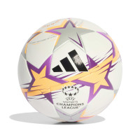 adidas Women's UEFA Champions League League Ballon de Foot Taille 5 2026-2027 Blanc Noir Mauve Orange