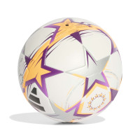 adidas Women's UEFA Champions League League Ballon de Foot Taille 5 2026-2027 Blanc Noir Mauve Orange