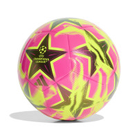 adidas UEFA Champions League Club Ballon de Foot Taille 5 2026-2027 Rose Noir Jaune