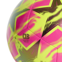 adidas UEFA Champions League Club Ballon de Foot Taille 5 2026-2027 Rose Noir Jaune