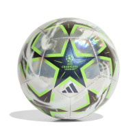 adidas UEFA Champions League Training Foil Voetbal Maat 5 2026-2027 Zilver Zwart Neongeel