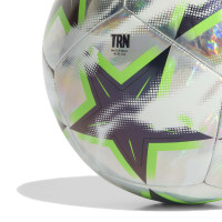 adidas UEFA Champions League Training Foil Voetbal Maat 5 2026-2027 Zilver Zwart Neongeel