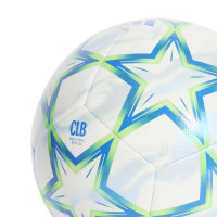 adidas UEFA Champions League Club Ballon de Foot Taille 5 2026-2027 Blanc Bleu Vert Néon