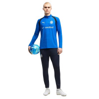 PUMA Olympique Marseille Trainingstrui 1/4-Zip 2026-2027 Blauw Donkerblauw Wit