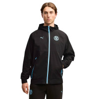 PUMA Olympique Marseille Pumatech Woven Survêtement 2026-2027 Noir Bleu