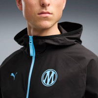 PUMA Olympique Marseille Pumatech Woven Survêtement 2026-2027 Noir Bleu