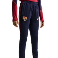 Nike FC Barcelone Strike Pantalon d'Entraînement 2026-2027 Enfants Bleu Foncé Rouge Jaune