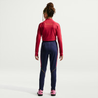 Nike FC Barcelone Strike Survêtement 1/4-Zip 2026-2027 Enfants Rouge Bleu Foncé Jaune