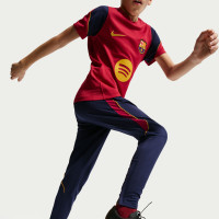 Nike FC Barcelone Strike Pantalon d'Entraînement 2026-2027 Enfants Bleu Foncé Rouge Jaune