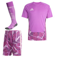 Kit de gardien de but adidas Tiro 26 Competition à manches courtes, rose