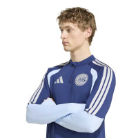 adidas Ajax Trainingspak 1/4-Zip 2026-2027 Donkerblauw Lichtblauw