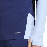 adidas Ajax Trainingstrui 1/4-Zip 2026-2027 Donkerblauw Lichtblauw