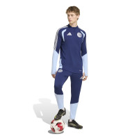 adidas Ajax Trainingstrui 1/4-Zip 2026-2027 Donkerblauw Lichtblauw