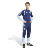 adidas Ajax Trainingstrui 1/4-Zip 2026-2027 Donkerblauw Lichtblauw