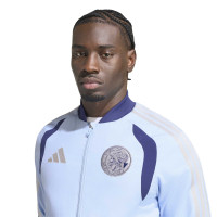 Veste d'entraînement adidas Ajax Presentation 2026-2027 bleu clair bleu foncé