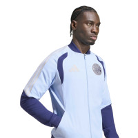 Survêtement de présentation adidas Ajax 2026-2027 bleu clair bleu foncé