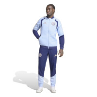 Veste d'entraînement adidas Ajax Presentation 2026-2027 bleu clair bleu foncé