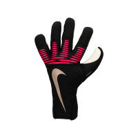 Nike Dynamic Fit Gants de Gardien de But Noir Rouge Vif Doré