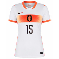 Chemise Nike Netherlands Van De Ven 15 Away 2026-2028 pour Femmes