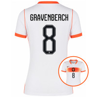 Maillot Nike Netherlands Gravenberch 8 Away 2026-2028 pour femmes