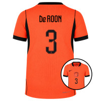 Nike Nederland De Roon 3 Thuisshirt Authentic 2026-2028 Kids