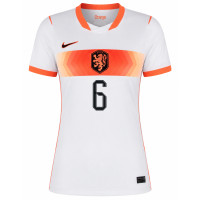 Chemise Nike Netherlands Van Hecke 6 Away 2026-2028 pour femmes