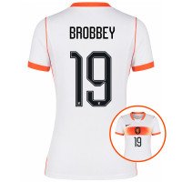 Maillot Nike Netherlands Brobbey 19 Away 2026-2028 pour femmes