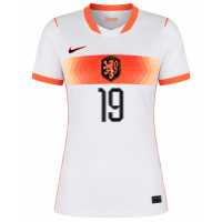 Maillot Nike Netherlands Brobbey 19 Away 2026-2028 pour femmes