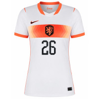 Chemise Nike Netherlands Q. Timber 26 Away 2026-2028 pour femmes