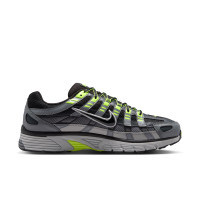 Nike P-6000 Baskets Noir Gris Argenté Métallique Jaune Néon