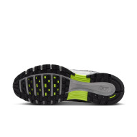 Nike P-6000 Baskets Noir Gris Argenté Métallique Jaune Néon