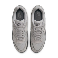 Nike Air Max 90 Premium Baskets Beige Noir Gris Foncé Vert Néon