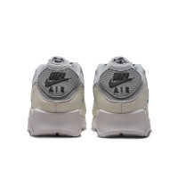 Nike Air Max 90 Premium Baskets Gris Gris Argenté Noir Turquoise