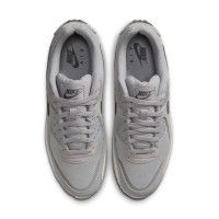 Nike Air Max 90 Premium Baskets Gris Gris Argenté Noir Turquoise