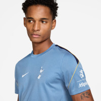 Nike Tottenham Hotspur Strike Trainingsshirt 2026-2027 Lichtblauw Geel Donkerblauw Wit