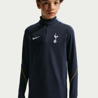 Nike Tottenham Hotspur Strike Trainingspak 1/4-Zip 2026-2027 Kids Donkerblauw Lichtblauw Geel Wit