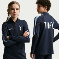 Nike Tottenham Hotspur Strike Trainingstrui 1/4-Zip 2026-2027 Kids Donkerblauw Geel Lichtblauw Wit