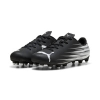 PUMA Attacanto II Gras / Kunstgras Voetbalschoenen (MG) Kids Zwart Wit