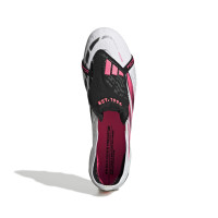 adidas Predator Elite FT Kunstgras Voetbalschoenen (AG) Wit Zwart Roze