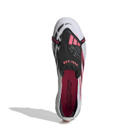 adidas Predator Elite FT Crampons Vissés Chaussures de Foot (SG) Blanc Noir Rose