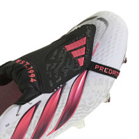 adidas Predator Elite FT Crampons Vissés Chaussures de Foot (SG) Blanc Noir Rose