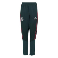 Pantalon d'entraînement adidas Real Madrid Presentation 2026-2027 pour Enfants, vert foncé, rose, blanc