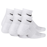 Nike Everyday Sokken Halfhoog 6-Pack Kids Wit Zwart