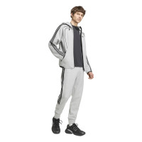 adidas Spacer Trainingsjack Hooded Grijs Zwart