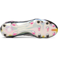 Under Armour Magnetico Elite 6 RCS Gras Voetbalschoenen (FG) Zwart Metallic Silver Felroze