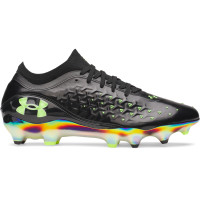 Under Armour Magnetico Elite 6 RCS Gras Voetbalschoenen (FG) Zwart Metallic Black Neongroen