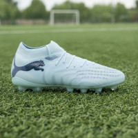 PUMA Future 9 Pro Gazon Naturel Artificiel Chaussures de Foot (MG) Bleu Clair Bleu